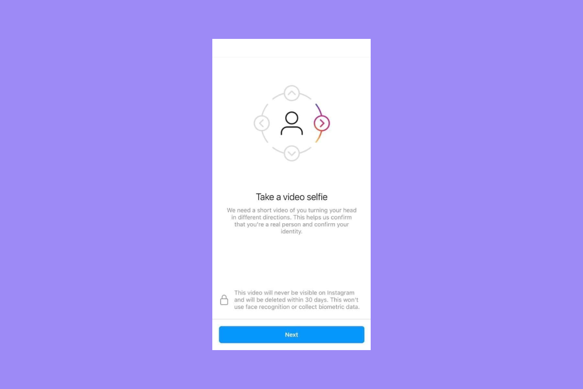Instagram comienza a utilizar los video selfies para la verificación de la identidad Instagram comienza a utilizar los video selfies para la verificación de la identidad