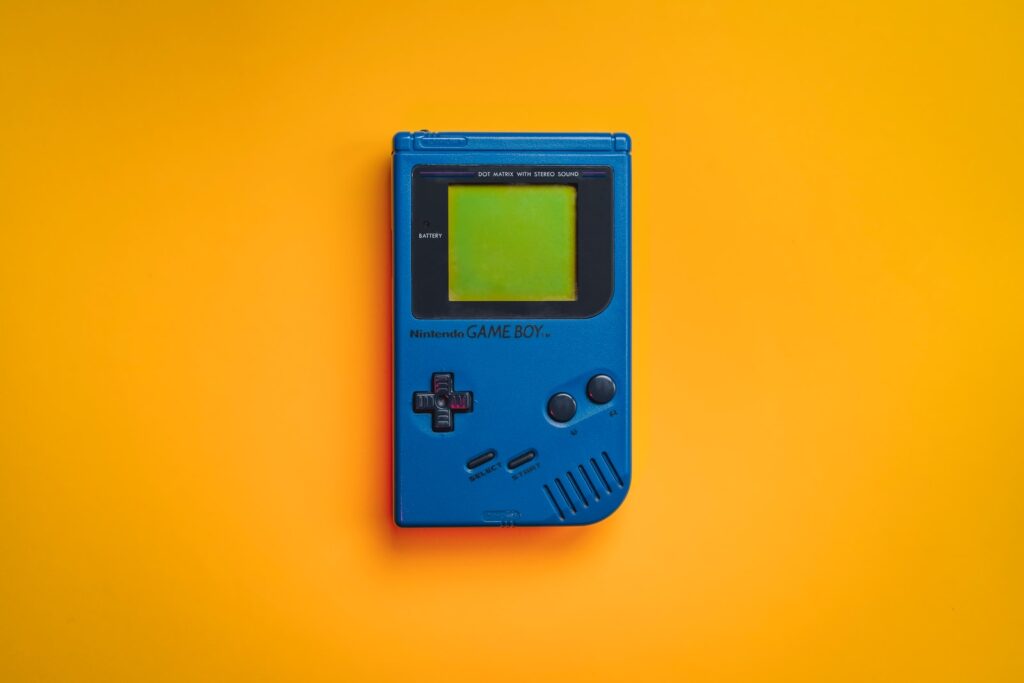 blue nintendo game boy color